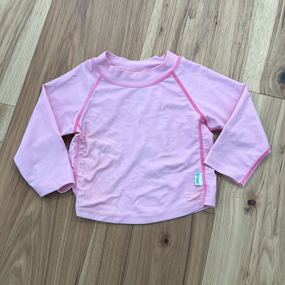 IPlay UPF 50 rashguard. Pink. Size 12 months.